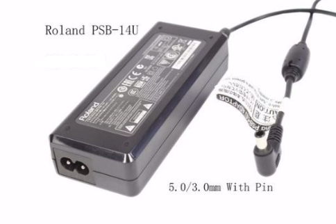 Roland PSB-14U AC Adapter 24V 2.8A, Barrel Tip With Pin, 2-Prong - Click Image to Close